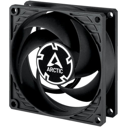 ARCTIC P8 Max 80 mm High Speed PWM Fan Fluid Dynamic Bearing Black Single Fan - ACFAN00286A
