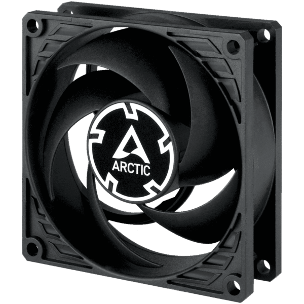 P8_Max_G00 ARCTIC P8 Max 80 mm High Speed PWM Fan Fluid Dynamic Bearing Black Single Fan - ACFAN00286A