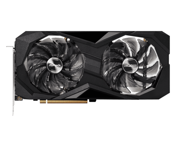 ASRock AMD Radeon RX 6600 Challenger D 8GB GDDR6 Dual Fan RDNA 2 PCIe 4.0 Graphics Card - ASROCK RX6600 CHALLENGER D BLACK 8GB