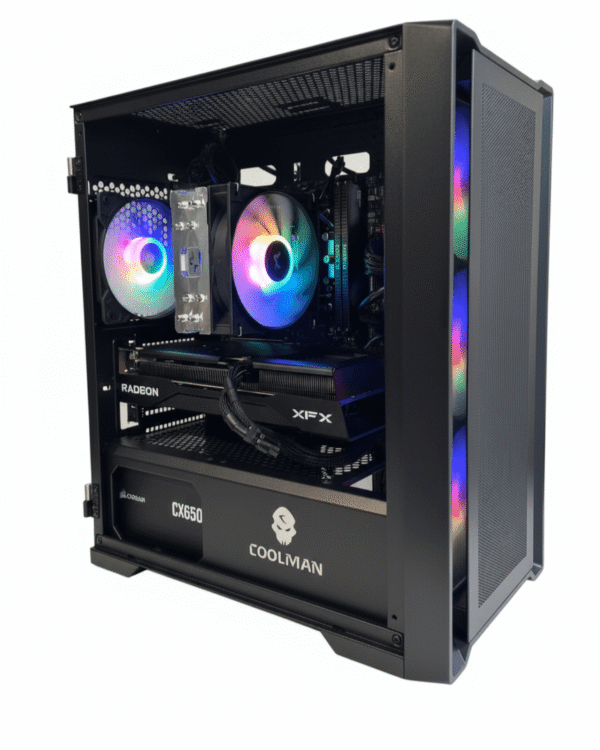 Element | AMD Ryzen 5 7500F RX 9060 XT 16GB Gaming PC 1440p Mid-Range DesktopRAPTOR