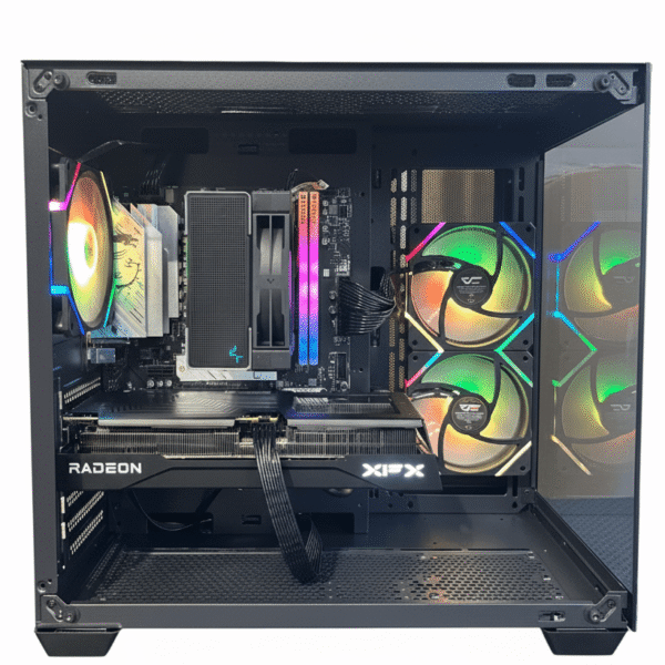 Strata | Mid-Range 1440p Gaming PC with AMD Ryzen 5 9600X, Radeon RX 9060 XT 16GB, 32GB DDR5 RAM and 1TB NVMe