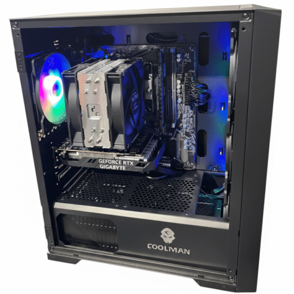 Sol | Budget AMD Ryzen 5 5500 Gaming PC with RTX 3050 6GB, 8GB DDR4 RAM, 256GB SSD - Entry-Level 1080p Gaming and Office Productivity