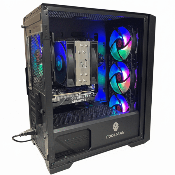 Sol | Budget AMD Ryzen 5 5500 Gaming PC with RTX 3050 6GB, 8GB DDR4 RAM, 256GB SSD - Entry-Level 1080p Gaming and Office Productivity