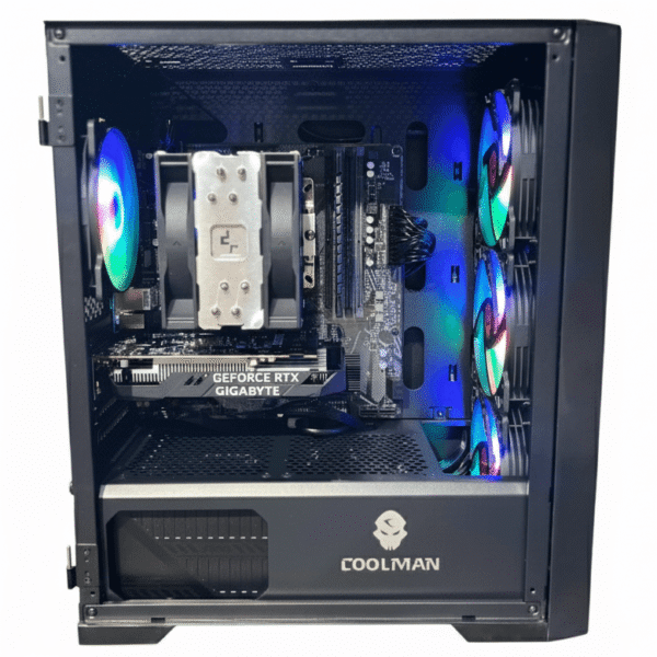 Sol | Budget AMD Ryzen 5 5500 Gaming PC with RTX 3050 6GB, 8GB DDR4 RAM, 256GB SSD - Entry-Level 1080p Gaming and Office Productivity