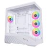 Lian Li Vector V100 / Vector V100R Black/White - Mid-Tower ATX Case with Dual Tempered Glass, Back-Connect Motherboard Support, ARGB Fans (V100RX | V100RW), and Pre-Installed GPU Bracket