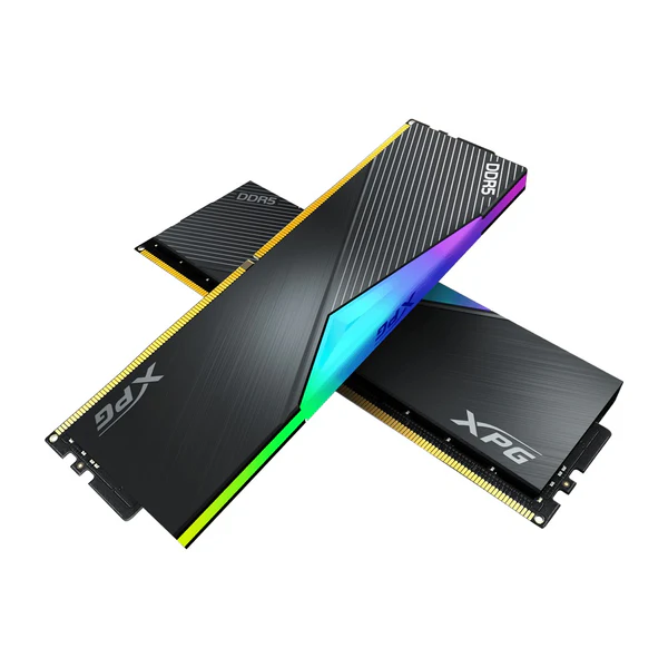 XPG LANCER DDR5-5600 64GB(2X32GB) RGB BLACK 2 Adata XPG Lancer RGB 64GB (2x32GB) DDR5 5600MHz CL36 Black - AD-AX5U5600C3632G-DCLARBK-BOX
