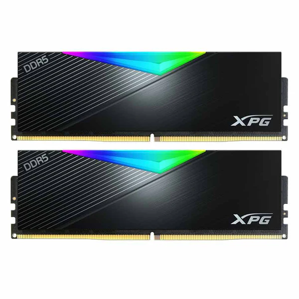 XPG LANCER DDR5-5600 64GB(2X32GB) RGB BLACK Adata XPG Lancer RGB 64GB (2x32GB) DDR5 5600MHz CL36 Black - AD-AX5U5600C3632G-DCLARBK-BOX
