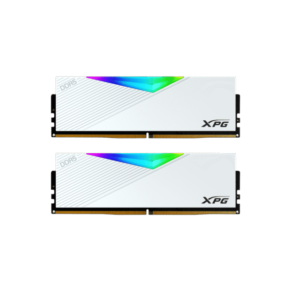 ADATA XPG LANCER RGB DDR5-5200 32GB (2x16GB) U-DIMM White Heatsink - AD-AX5U5200C3816G-DCLARWH-BOX