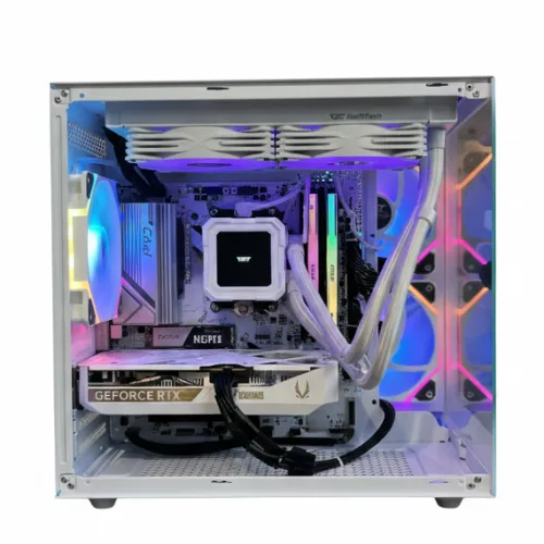 Lumen | White Gaming and Creative PC - AMD Ryzen 7 5700X, GeForce RTX 5060, 32GB RAM