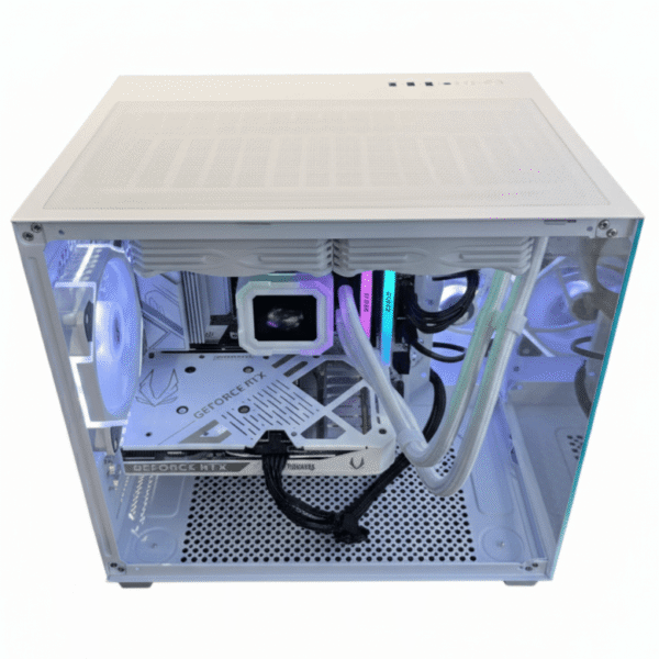 Lumen | White Gaming and Creative PC - AMD Ryzen 7 5700X, GeForce RTX 5060, 32GB RAM