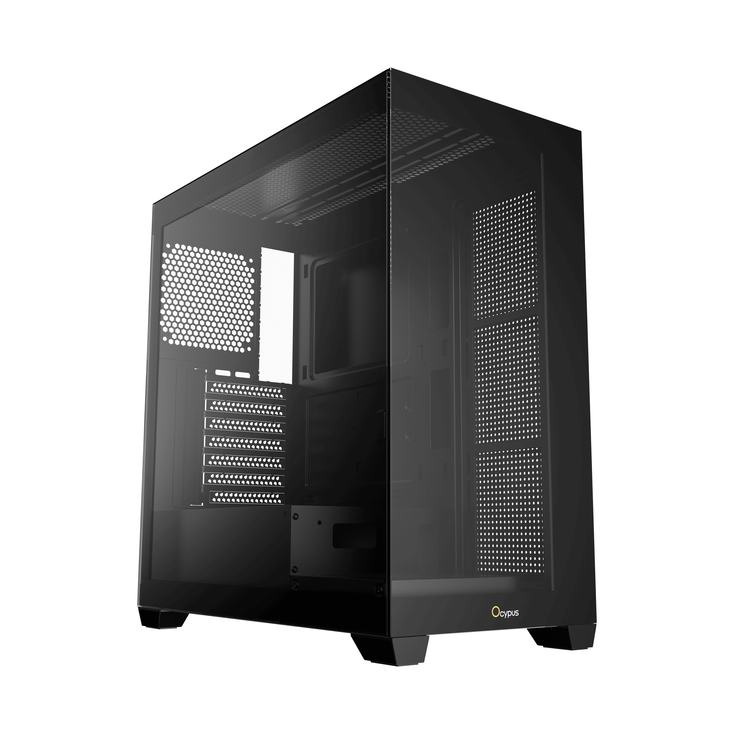 Ocypus GAMMA C72 BK ARGB Panoramic Mid-Tower Case 4x120mm ARGB Fans 360mm Radiator Support – G...