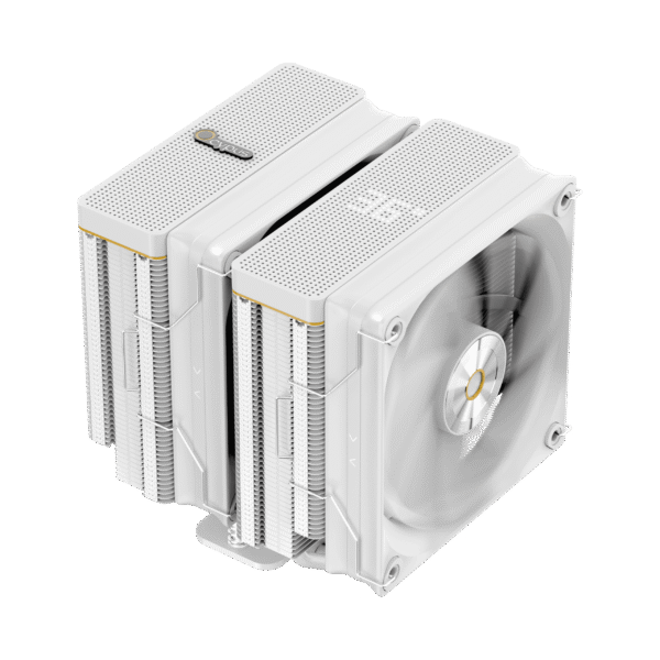 Ocypus Iota A62 Dual-Tower CPU Air Cooler 260W TDP 6 Heatpipes Dual 120mm PWM Fans Intel LGA1700/1851 AMD AM5 AM4 Compatible - Iota-A62-BK2NNWD00X-GL (Black) / Iota-A62-WH2NNWD00X-GL (White)