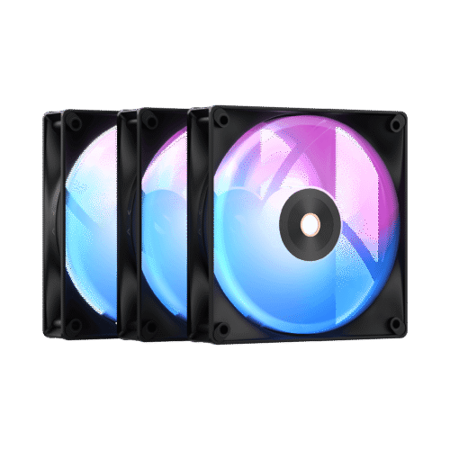 OCYPUS DELTA F12 ARGB Black 3-in-1 PWM Fan 120mm 73CFM - Delta-F12-BK3AM00X-GL