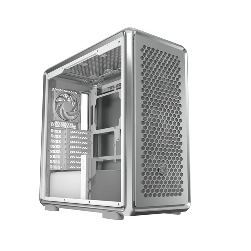 Cooler Master MasterFrame 600 Silver Premium Modular Open-Frame Mid Tower ATX Case – MF600-SGN...