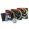 Arctic BioniX P120 A-RGB 120 mm Case Fan Fluid Dynamic Bearing 3 Pack with Controller - ACFAN00156A