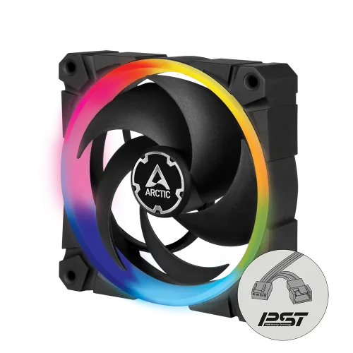 ARCTIC BioniX P120 A-RGB 120 mm Case Fan Fluid Dynamic Bearing Single Fan or 3 Pack - ACFAN00146A