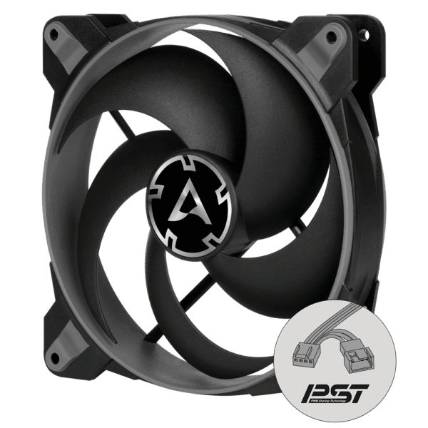 ARCTIC BioniX P120 120 mm Case Fan Fluid Dynamic Bearing Grey Single Fan - ACFAN00168A