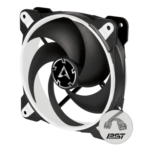 ARCTIC BioniX P120 120 mm Case Fan Fluid Dynamic Bearing White Single Fan - ACFAN00116A