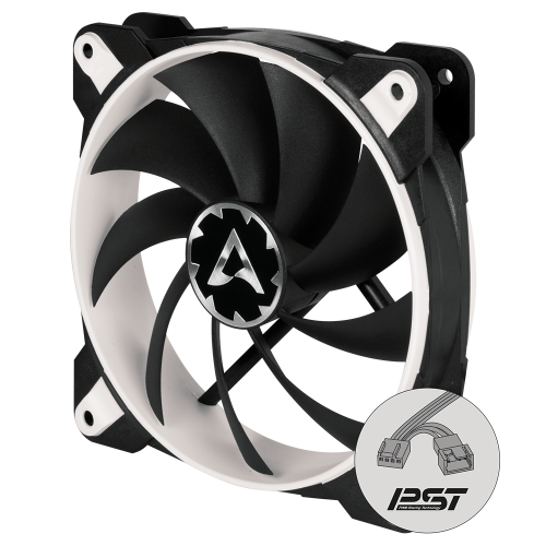 ARCTIC BioniX F120 120 mm Case Fan Fluid Dynamic Bearing White Single Fan - ACFAN00093A