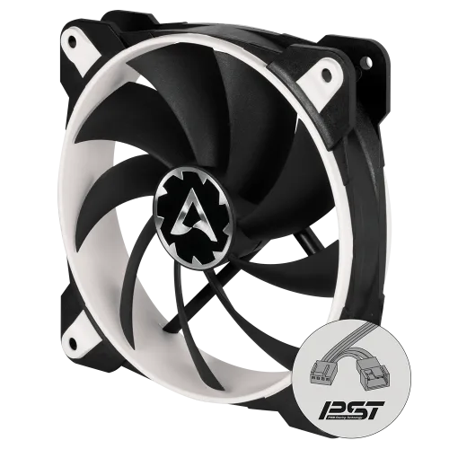 ARCTIC BioniX F120 120 mm Case Fan Fluid Dynamic Bearing White Single Fan - ACFAN00093A