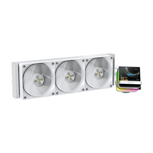 OCYPUS SIGMA L36 PRO WH AIO CPU Cooler 360mm Radiator 3.5-inch IPS Display - SIGMA-L36-WH3ANWL00P-GL
