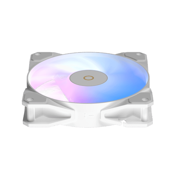 OCYPUS BETA F12 WH ARGB Reverse Blade 120mm Fan 56.5 CFM - BETA-F12-WH1AM01X-GL