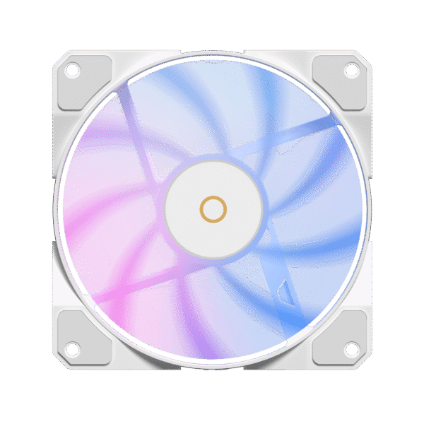 OCYPUS BETA F12 WH ARGB Reverse Blade 120mm Fan 56.5 CFM - BETA-F12-WH1AM01X-GL