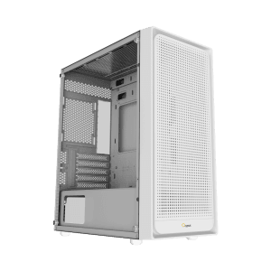 OCYPUS GAMMA C50 Mini-Tower Case High Airflow Mesh White   - GAMMA-C50-WHG000XX-GL