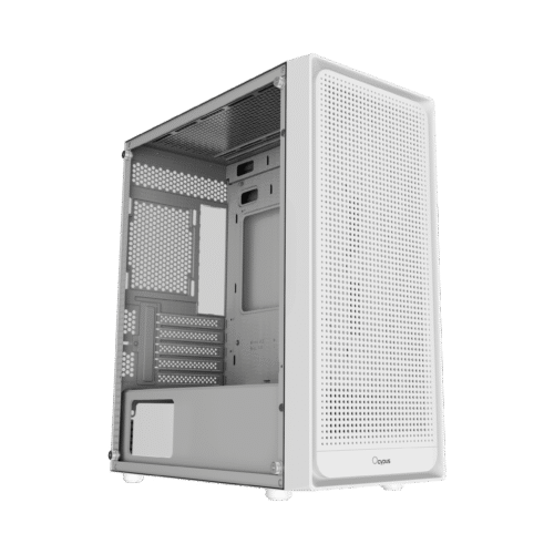 OCYPUS GAMMA C50 Mini-Tower Case High Airflow Mesh White - GAMMA-C50-WHG000XX-GL