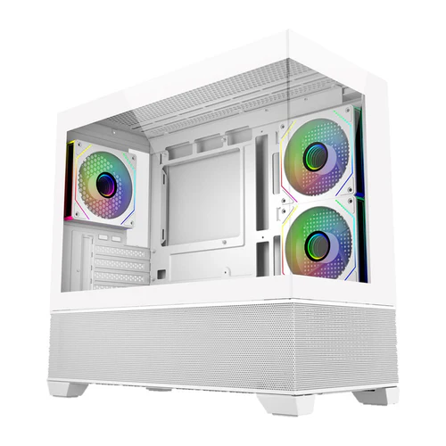 Cooler Master Elite 490 White Compact Micro-ATX Case with Dual Tempered Glass and 360mm Radiator Support - E490-WHNN-S00 3 Cooler Master Elite 490 White Compact Micro-ATX Case with Dual Tempered Glass and 360mm Radiator Support - E490-WHNN-S00 - Image 3