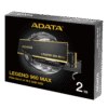 ADATA LEGEND 960 MAX 2TB M.2 PCIe 4.0 X4 ADATA LEGEND 960 MAX 2TB M.2 PCIe 4.0 x4 NVMe SSD - AD-ALEG-960M-2TCS