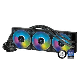 ARCTIC Liquid Freezer II 360 A-RGB All-in-One CPU Water Cooler with PWM Fans and Customizable LED Lighting - ACFRE00101A