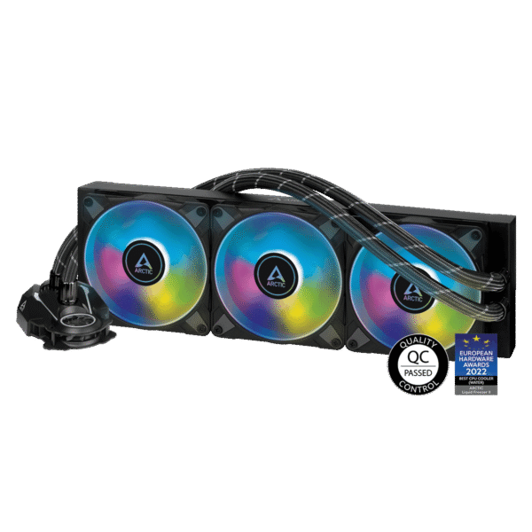 ARCTIC Liquid Freezer II 360 A-RGB All-in-One CPU Water Cooler with PWM Fans and Customizable LED Lighting - ACFRE00101A