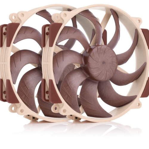 NOCTUA NF-A14x25r G2 PWM SX2-PP 140mm Dual Fan Set with Progressive-Bend Impeller and etaPERF Motor - NF-A14X25r G2 PWM SX2-PP