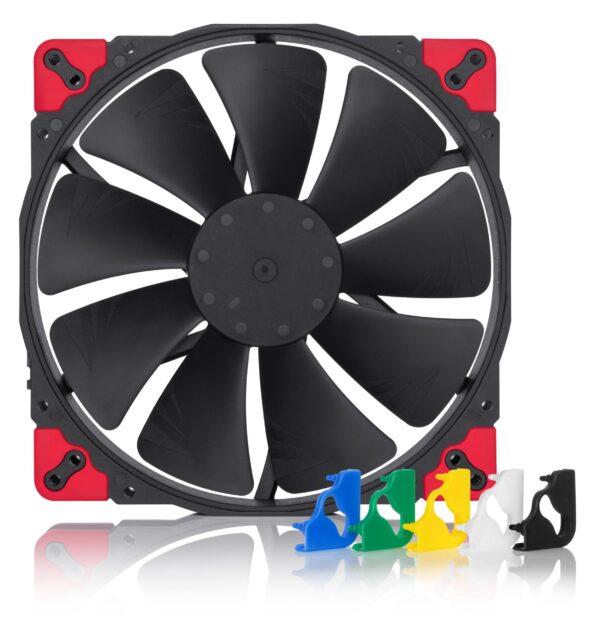 Noctua NF-A20 PWM chromax.black.swap 200mm 4-Pin PWM Fan with AAO Frame - NF-A20 PWM CH.BK.S