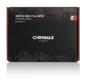 nm_i17xx_mp83_chromax_black_2 Noctua NM-I17XX-MP83 CH.BK SecuFirm2 chromax.black Mounting Kit for LGA1851 and LGA1700 CPU Coolers - NM-I17XX-MP83 CH.BK