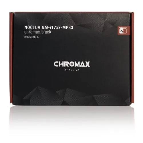 Noctua NM-I17XX-MP83 CH.BK SecuFirm2 chromax.black Mounting Kit for LGA1851 and LGA1700 CPU Coolers - NM-I17XX-MP83 CH.BK