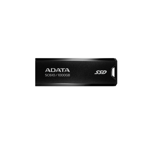 ADATA SC610 1TB External SSD USB 3.2 Gen2 Portable Black - AD-SC610-1000G-CBK/RD