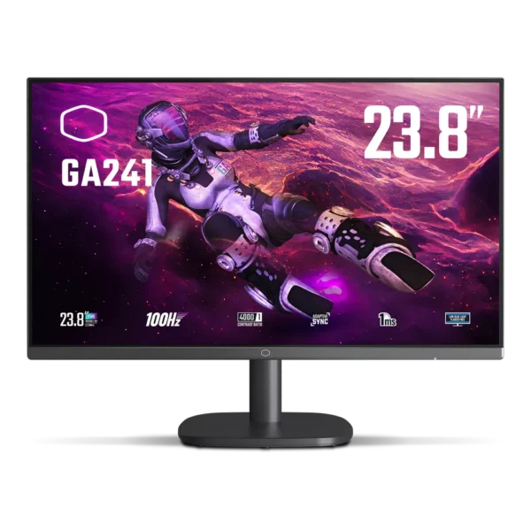 Cooler Master GA241 23.8 Inch FHD VA Gaming Monitor 100Hz 1ms Adaptive Sync - CMI-GA241-US
