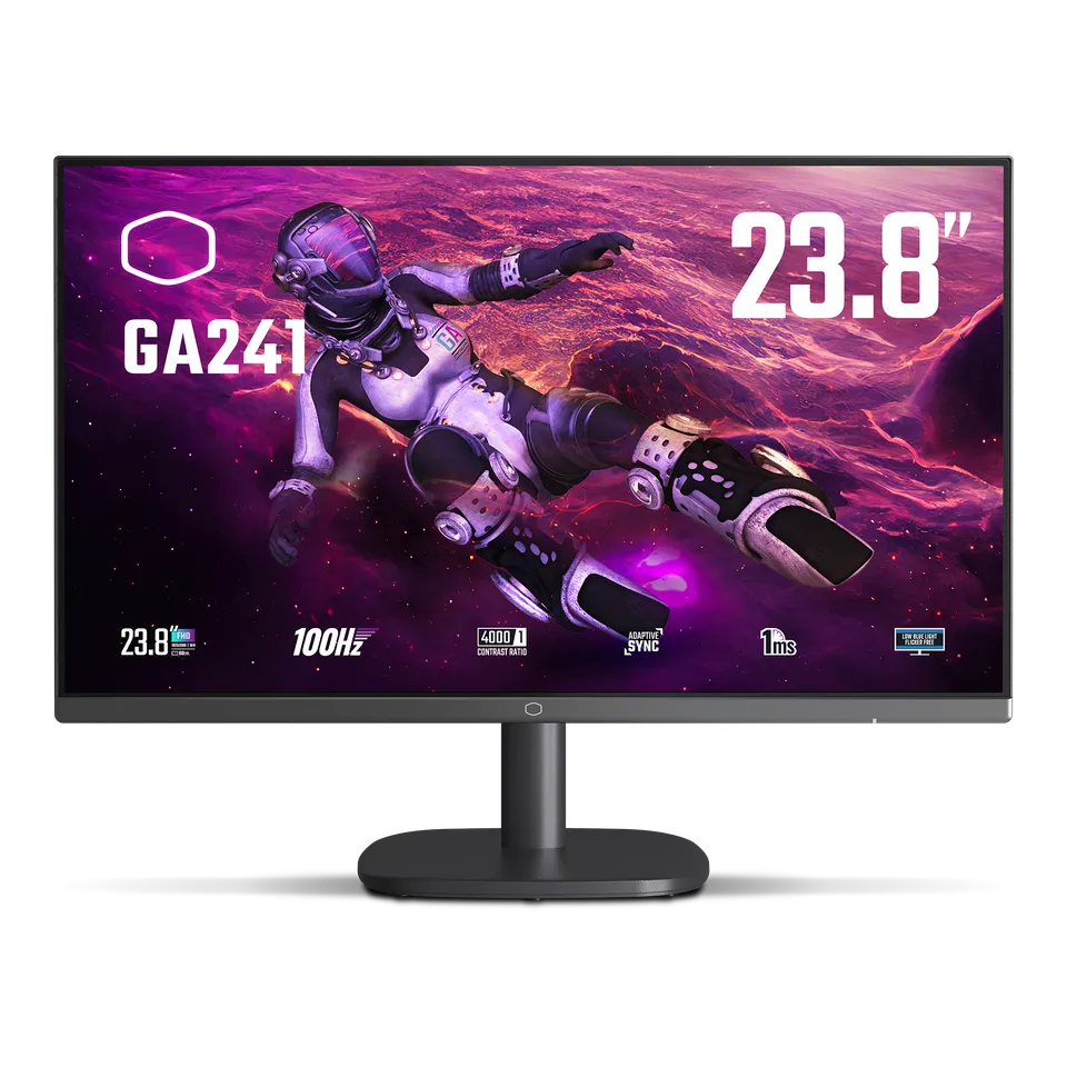 Cooler Master GA241 23.8 Inch FHD VA Gaming Monitor 100Hz 1ms Adaptive Sync – CMI-GA241-US...