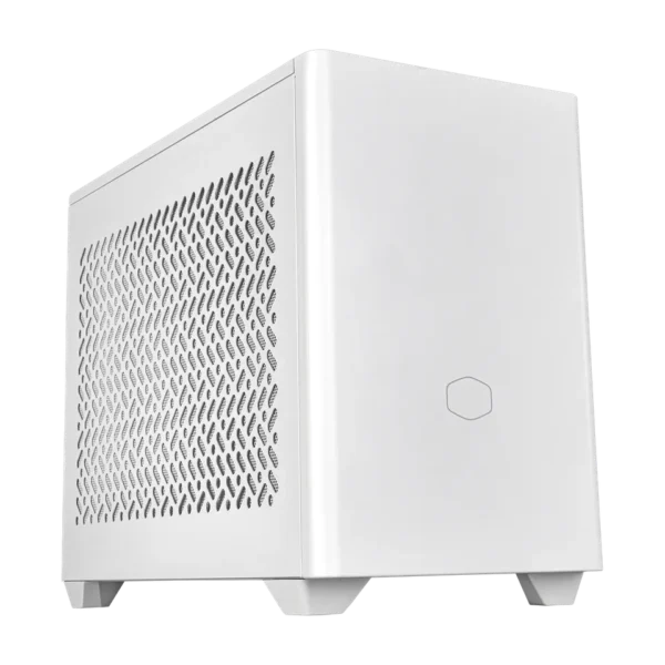 Cooler Master MasterBox NR200P V2 White Compact Mini-ITX SFF Case with PCIe Riser and USB-C - NR200PV2-WCNN-S00