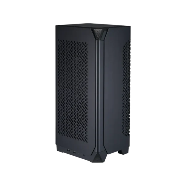 smart Cooler Master NCORE 100 AIR Black Compact Mini-ITX Case with Aluminum Panels and GPU Riser - NR100-KNNN-S00