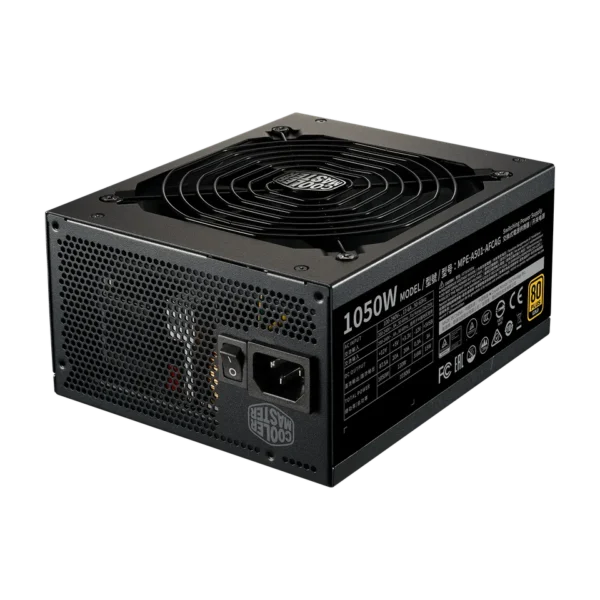Cooler Master MWE Gold 1050 V2 1050W Fully Modular 80 Plus Gold ATX PSU with Silent Fan - MPE-A501-AFCAG-3U2