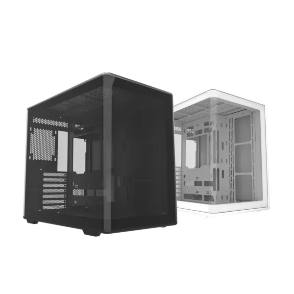 Cooler Master Elite 600 Mid-Tower ATX Case White Tempered Glass USB 3.2 Gen 2x2 Type-C - E600-WGNN-S00