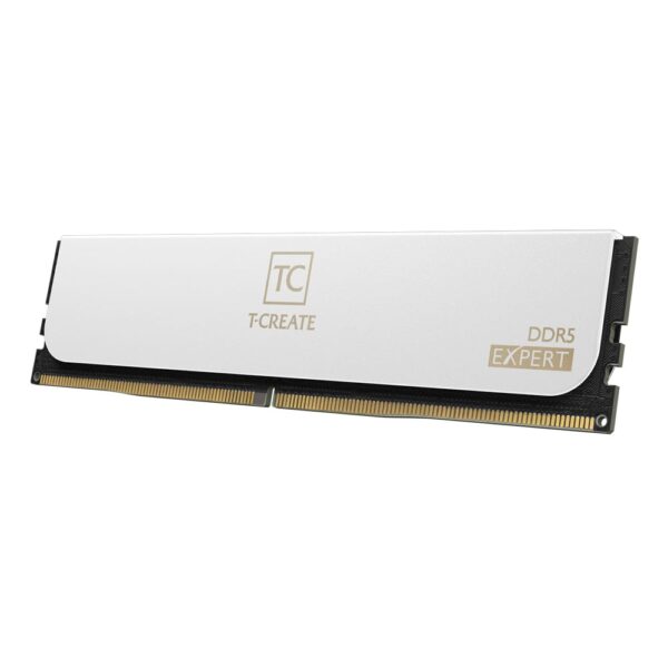 02 Teamgroup T-CREATE EXPERT DDR5 6000MHz CL38 32GB (2x16GB) White Memory Kit - CTCWD532G6000HC38ADC01