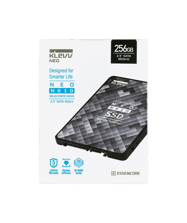 Klevv Neo N610 256GB 2.5” SATA 6Gb/s SSD - Klevv Neo N610 256GB