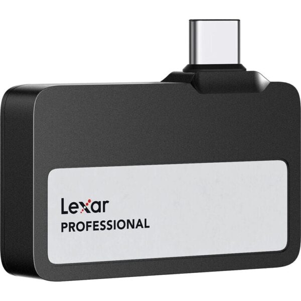 Lexar Professional Go Portable SSD 1TB USB 3.2 Gen 2 1050MB/s Read 1000MB/s Write Silver IP65 - LSL400X001T-RNSNG