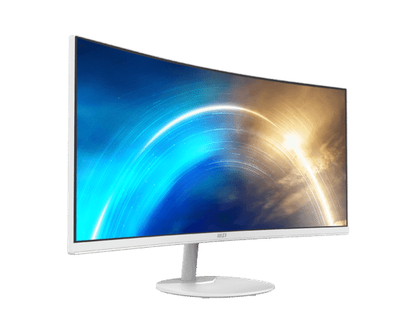 MSI PRO MP341CQ/W 34 Inch 1500R Curved VA Monitor UWQHD 3440x1440 100Hz 1ms HDR Ready Anti-Flicker - PRO MP341CQ/W