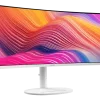 MSI Modern MD342CQP/W 34 Inch 1500R Curved VA Monitor UWQHD 3440x1440 120Hz 1ms USB-C 98W PD KVM - MODERN MD342CQP/W