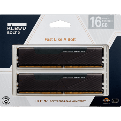 Klevv Bolt X DDR4 16GB (8GBx2) 3200MT/s Desktop Memory - KD4AGUA80-32A160T